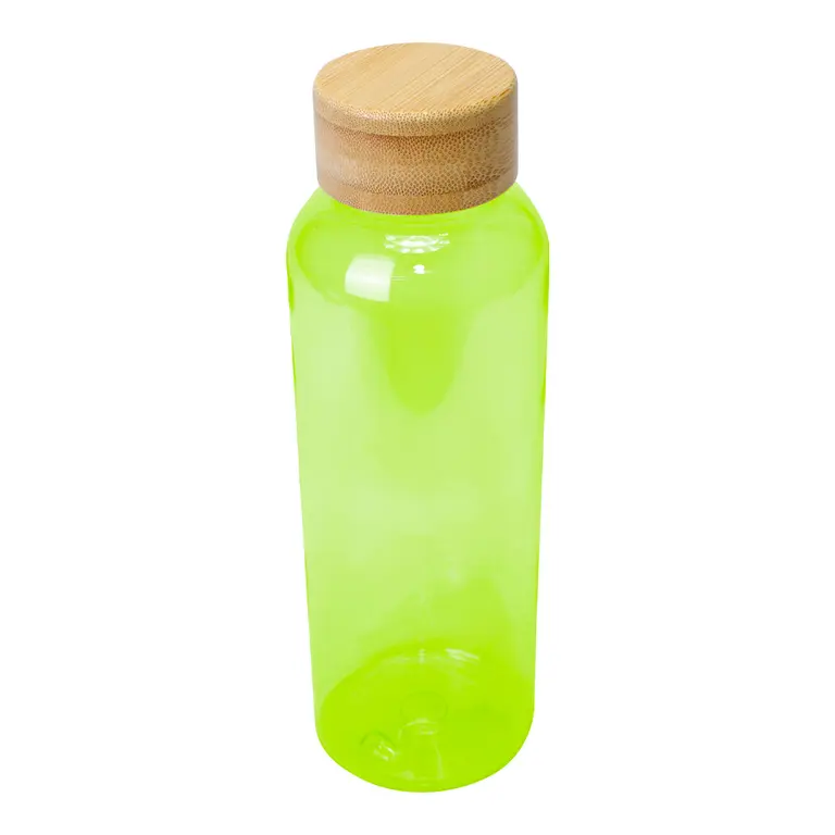 Botella PET tapa bamboo "AINOA" 550cc